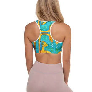 Soutien-gorge de sport respirant UPF 50 personnalisé avec impression de logo sur mesure, idéal pour les clubs, les équipes et les amateurs de plein air - Product Image 2