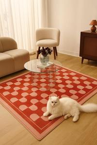 High Density Geometric Area Rug - Soft Touch Modern Living Room Carpet, <b>Large</b> Anti-Slip Floor <b>Mat</b> for Bedroom & Guest Room - Product Image 2