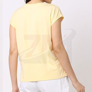 Camiseta Bordada para Mujer, Corte Holgado, Informal, para Viajes y Actividades Diarias, Bordado Femenino - Product Image 3