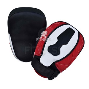 Wholesale Boxing Focus Pads Custom Logo PU Leather Curved Punch Mitts for Professional Training - Product Image 2