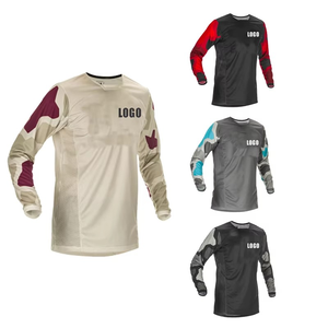 เสื้อเจอร์ซีย์มอเตอร์ครอสคุณภาพสูงสำหรับขายส่ง แบบกำหนดเองสำหรับทีมแข่งออฟโรด แขนยาว สำหรับดาวน์ฮิลล์ เสื้อเจอร์ซีย์มอเตอร์ไซค์แบบเรียบสำหรับกีฬา - Product Image 1