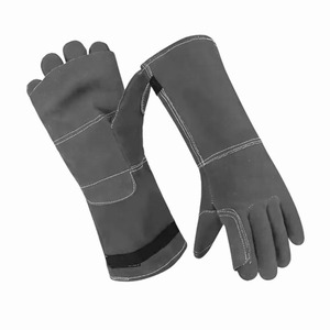Gants de soudure en cuir légers de haute qualité pour la sécurité et la protection contre le feu - Product Image 1