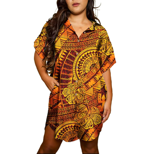 Camisa Hawaiana para Mujer, Estampado Floral, Manga Corta, Abotonada, Informal, Vestido de Verano para Vacaciones - Product Image 2