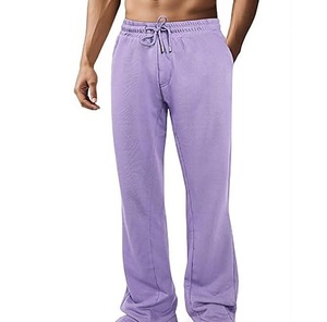 Minimalist design jogger sweatpants offering clean look soft fabric and versatile styling options Trousers Flare Sweat <b>Pants</b> - Product Image 4