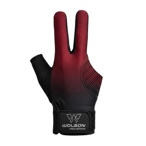 Guantes Profesionales Ligeros de Poliéster/Lycra para Billar y Snooker, Deslizamiento Suave, Ajuste Ajustable para Uso Unisex - Product Image 2