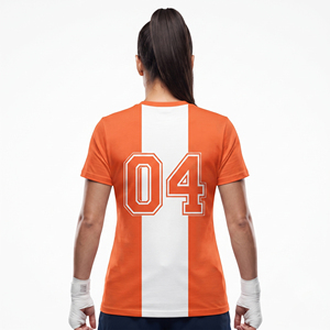 Jersey de Boxeo Personalizado para Mujer al por Mayor, Fabricante OEM de Jerseys Deportivos de Boxeo para Mujer, Jersey de Boxeo para Luchadora, Sublimación Premium - Product Image 2