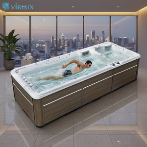 Virlux V8002 5.9<span class=keywords><strong>ม</strong></span>. สปาว่ายน้ำแบบดูอัลโซนและอ่างน้ำร้อนพร้อมไอพ่นสำหรับนักกีฬา<span class=keywords><strong>ม</strong></span>ืออาชีพ - Product Image 1