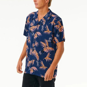 Chemise hawaïenne pour homme à manches courtes, imprimé tropical décontracté, chemise hawaïenne personnalisée pour homme, chemises de plage décontractées imprimées - Product Image 3
