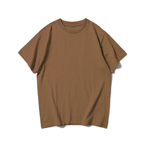 เสื้อยืดผู้ชายผ้าฝ้ายเรียบ นุ่มสบาย แขนสั้น คอกลม สวมใส่สบายๆ สำหรับขายส่งและงานพิมพ์ - Product Image 1