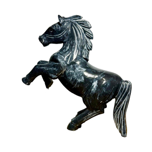 Statues décoratives d'animaux en onyx et marbre polis, en pierres précieuses, pour animaux modernes faits à la main en onyx et marbre, avec faible MOQ - Product Image 3
