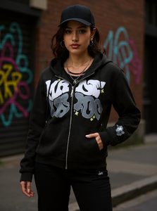 Sweat à capuche imprimé en relief de créateur, logo personnalisé, coton épais, coupe ample, graphique 3D, streetwear Y2K, style hip-hop, automne - Product Image 2