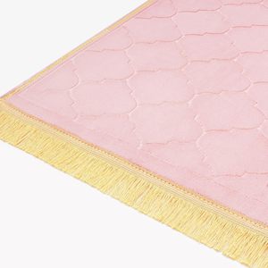 Alfombra de Oración Turca Jaenamaz Curva de Nuevo Diseño, Alfombra de Oración Musulmana Islámica para Hajj, Umrah, Ramadán, Portátil e Impermeable - Product Image 3