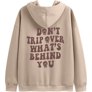 Sudadera con capucha gráfica personalizada para hombre, con slogan inspirador, forro polar, estilo calavera, informal, con bolsillo, antiencogimiento - Product Image 4
