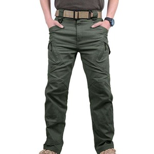 Pantalon cargo pour homme, style décontracté, haute qualité, 100% respirant, coupe slim, coupe droite, poches latérales, en solde - Product Image 4
