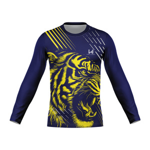 Camiseta Casual Personalizada para Hombre, Tejida, Sublimada, de Secado Rápido, Ecológica, Corte Regular, Manga Raglán, Cuello Redondo, Transpirable - Product Image 1