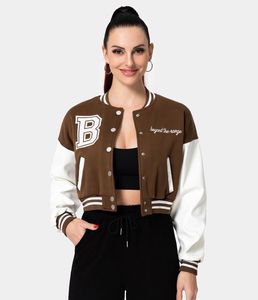 High Quality Women's Wool Varsity <b>Jacket</b> Custom Embroidery <b>Winter</b> Casual Wear OEM Manufacturer Wool Lined - Product Image 1