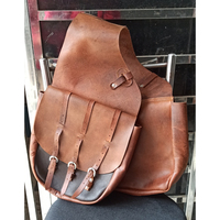 Sac de selle en cuir de cheval occidental de haute qualité, robuste et traditionnel, pour la randonnée équestre, sacs en cuir pour selle occidentale pour chevaux