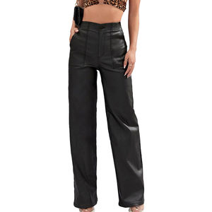 กางเกงหนังผู้หญิงรุ่นใหม่ ราคาขายส่ง บริการ OEM คุณภาพสูง รับสั่งทำโลโก้ กางเกงหนังผู้หญิง - Product Image 6