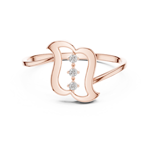 Anillo apilable de oro macizo de 14k para mujer, con diamante clásico de corte redondo, minimalista, para regalo, compromiso, aniversario, boda - Product Image 6