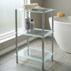 Meuble de rangement de salle de bain en métal de style moderne OEM pour la maison, organisateur avec installation sur pied, en provenance de Taïwan - Product Image 1