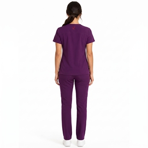 Conjunto de Ropa Médica sin Costuras, Diseño de Logotipo Personalizado OEM, Uniforme de Enfermería Unisex, Poliéster/Algodón de Alta Calidad Tejido con Aguja - Product Image 2