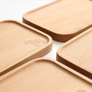 Bandeja de ciprés para decoración del hogar, bandeja de té, tabla de almacenamiento de dulces de madera, artesanías de madera para comedor - Product Image 6