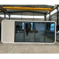 Casa Contenedor Prefabricada Ecológica de 20 pies/40 pies, Oficina Portátil Modular para Campamentos de Construcción al Aire Libre