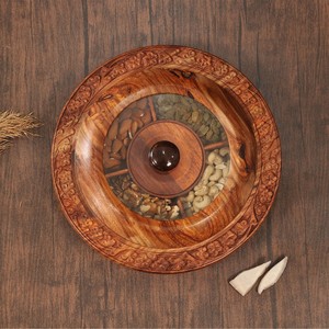 Best Design Eco-Friendly Polished Wood Candy Nuts <b>Box</b> Highest Quality Customized Size Shape Engraved Decorative Modern Home <b>Box</b> - Product Image 6