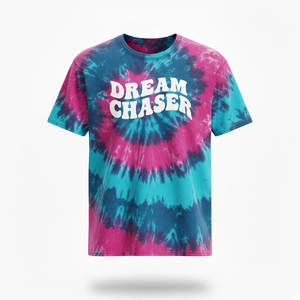 Camiseta con efecto acid wash para hombre, tela de algodón suave, estilo vintage lavado, transpirable, corte relajado, ideal para uso diario informal. - Product Image 1