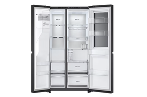 NUEVO Refrigerador Side by Side InstaView de 628L con Puerta Interior, Color Negro Acero, 28 Pies Cúbicos, 4 Puertas, Uso en Exteriores, Eléctrico, de la MEJOR MARCA - Product Image 5