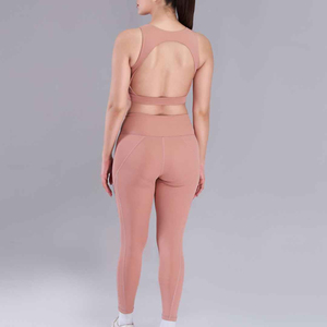 Fabricant sur mesure : leggings de yoga pour femmes en spandex/nylon/polyester, fabriqués sur mesure, avec des prix directs d'usine pour le marché. - Product Image 5