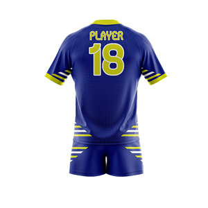 Wholesale Rugby Uniform Sublimation Rugby Jersey And Shorts Set OEM ODM Custom Sports Apparel Manufacturer For Clubs Team Custom - Product Image 2