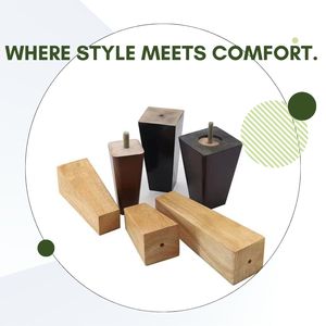 Solid Wood Furniture Legs for Sofa Vintage Dresser Feet Ottoman Legs Replacement Wooden Legs for Cabinet Bed Table Support - Product Image 6