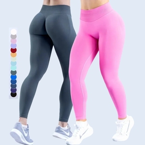 New Contour High-Waisted <b>Legging</b> Durable Custom Women <b>Leggings</b> Super Soft Spandex/<b>Nylon</b> Breathable Quick Dry Gym Fitness Yoga - Product Image 4