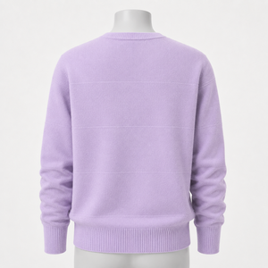 Pull en cachemire à col rond pour homme Flexco Sports, texture fine, chaleur naturelle, silhouette confortable, élégant pour tous les jours - Product Image 5