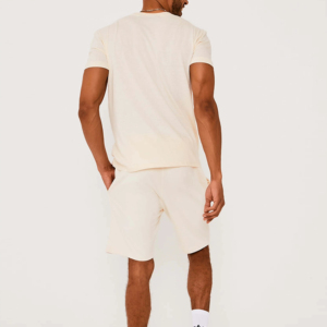 Men's Summer Breathable <b>Thermal</b> Embroidered Plus Size Thin Quick Drying Sportswear Set Short Sleeve <b>Top</b> and Sport Shorts - Product Image 6