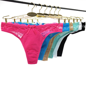 Tangas de seda helada sin costuras de talla grande para mujer, con patrón de dibujos animados personalizado, de talle bajo, antibacterianas, sexys y transpirables, ODM - Product Image 2