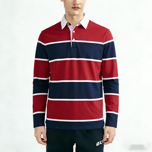 Maillot de rugby vintage 100 % coton de haute qualité pour homme, à manches courtes, personnalisable, écologique, vente en gros - Product Image 2