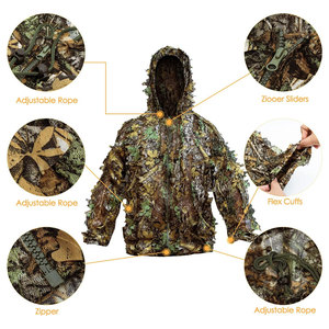Ensemble de costumes de chasse de haute qualité pour hommes avec motifs de camouflage personnalisés, fabricant de vêtements d'aventure en plein air - Product Image 4