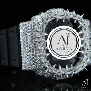 AARVA JEWELS <b>Men's</b> Luxury Sport Stainless Steel <b>Square</b> Digital <b>Watch</b> 25mm Sapphire Crystal Dial 3BAR Water Resistant Silicone - Product Image 4