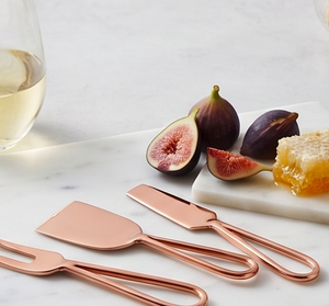 Ensemble de vaisselle en cuivre avec poignée, compatible lave-vaisselle, pour accessoires de cuisine, outil de cuisson, service alimentaire, couverts et usage domestique - Product Image 5