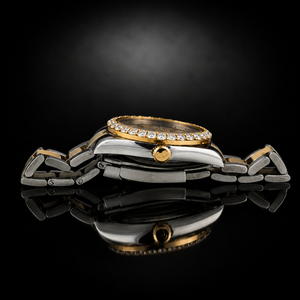 Montre en moissanite haute brillance avec cadran rond classique et bracelet souple pour les amateurs de mode moderne, idée cadeau d'un fournisseur indien - Product Image 3