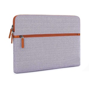 Simple Canvas Slim <b>Laptop</b> Sleeve with Handle Closure Waterproof Protective Case for Business Use with Shoulder Strap - Product Image 6