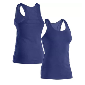 Débardeur de yoga dos croisé pour femme, sans manches, extensible et doux, idéal pour le fitness, le Pilates, la gym et la course à pied - Product Image 1