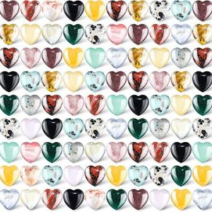 หินคริสตัลธรรมชาติขนาดเล็ก15มม. บรรจุเป็นพลอยรูปหัวใจสำหรับวันวาเลนไทน์ - Product Image 4