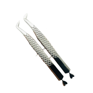 Pinza Aplicadora de Pestañas de Acero Inoxidable Japonés de Alta Calidad, Herramienta de Belleza para Pestañas Postizas, Antiestática, con Punta Suave - Product Image 3