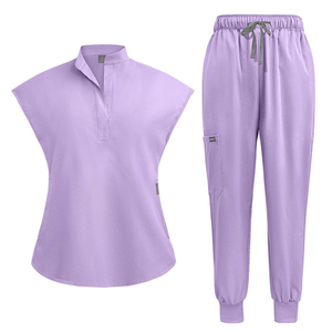 Tenue médicale unisexe en tissu tissé pour infirmiers et médecins, uniforme de travail pour le secteur de la santé, polyester/coton, confortable et durable - Product Image 6