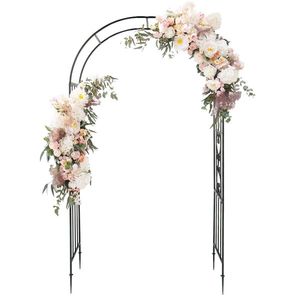 Arco in Ferro Battuto per Piante Rampicanti e Traliccio, Elegante Recinzione e Cancello da Giardino - Product Image 2