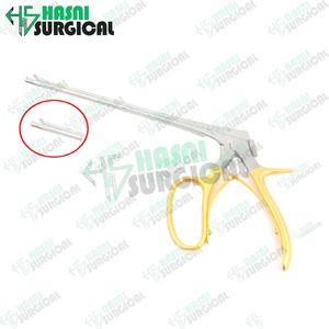 Pinzas de biopsia Tischler de agarre pesado de alta calidad con revestimiento azul y mango de agarre dorado de acero inoxidable de Hasni Surgical - Product Image 2