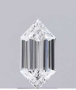 Diamante Suelto de Corte Hexagonal Cultivado en Laboratorio, Color E, Certificado IGI, VVS, Marca Diam, Origen Gujarat, para Joyería - Product Image 1